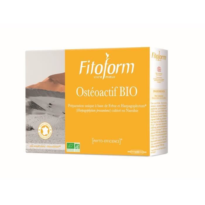 FITOFORM Ostéoactif Bio - 20 ampoules