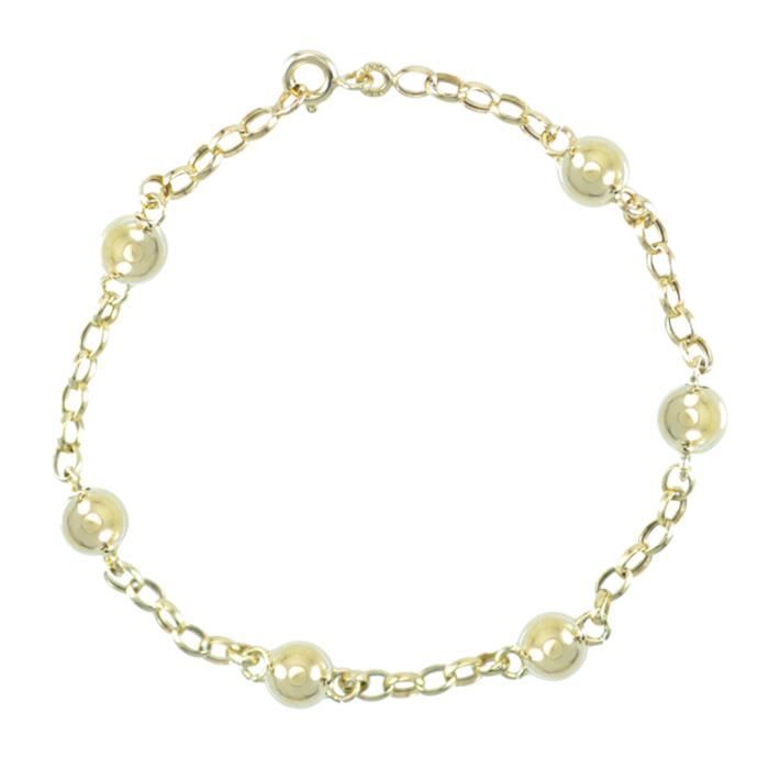 Les Bijoux d'Emma - Bracelet Maille Marseillaise - OR 9CT