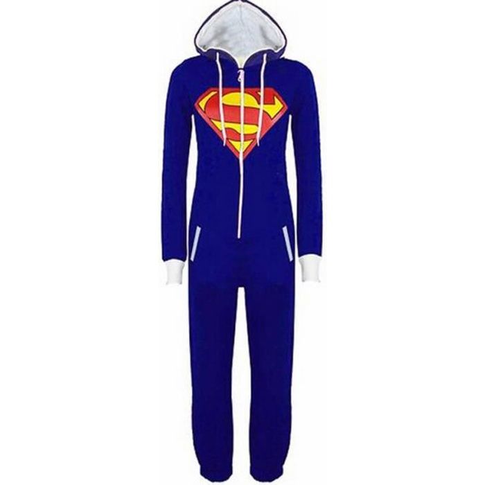 Onesie Tomatocart Anime Super Pyjama Cosplay Costume Superman Héros Hommes BeWdorECxQ