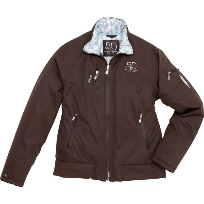 EQUI-THEME Blouson d'équitation polyester - Homme - Chocolat