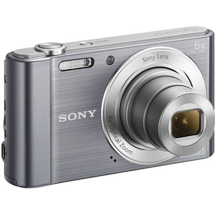 SONY DSC-W810 Compact Gris - CCD 20 MP Zoom 6x App