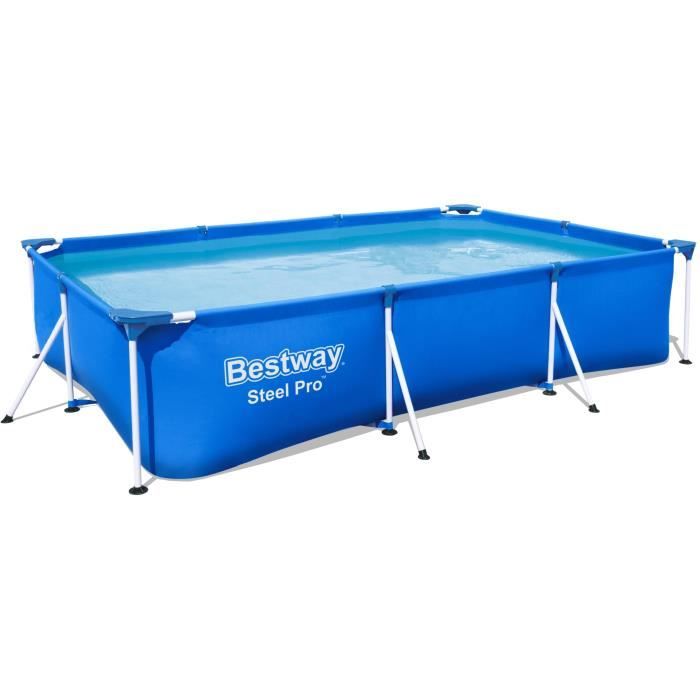 Bestway Piscine Rectangulaire Tubulaire L300 X L201 X H066m