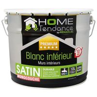 PEINTURE - VERNIS Peinture monocouche murale 10L blanc satin - lessi PEINTURE - VERNIS Peinture monocouche murale 10L blanc satin - lessi