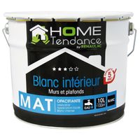 PEINTURE - VERNIS Peinture murale 10L blanc mat lessivable - HOME TE PEINTURE - VERNIS Peinture murale 10L blanc mat lessivable - HOME TE