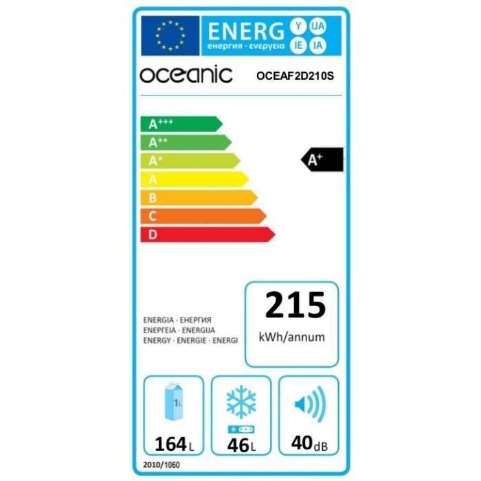  OCEAF2D210S - Réfrigérateur congélateur3
