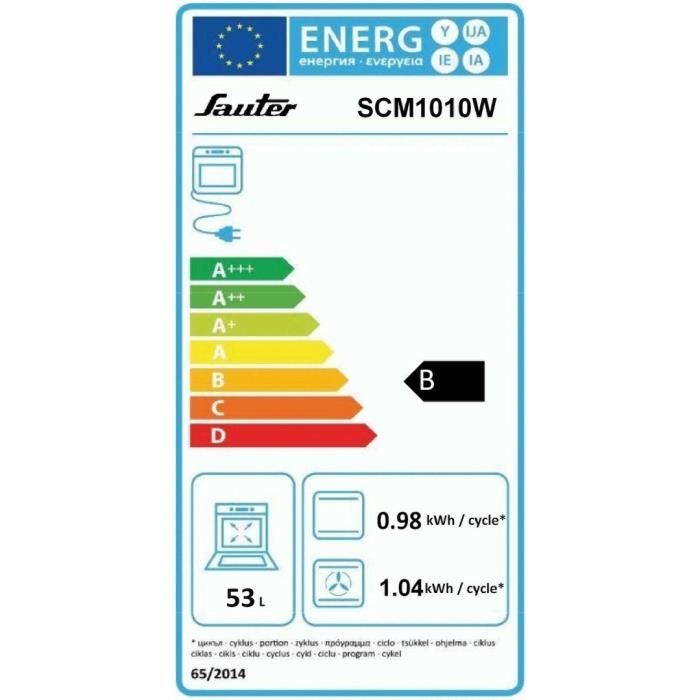  SCM1010W - Cuisinière mixte Catalyse - 1
