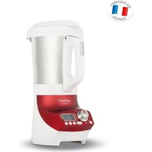 MOULINEX - Soup & co - blender chauffant 2 l rouge - LM906110