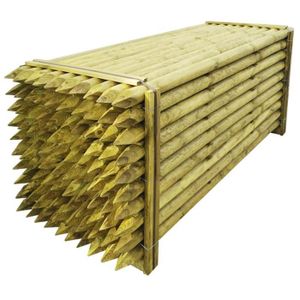 Poteau cloture bois - Achat / Vente pas cher