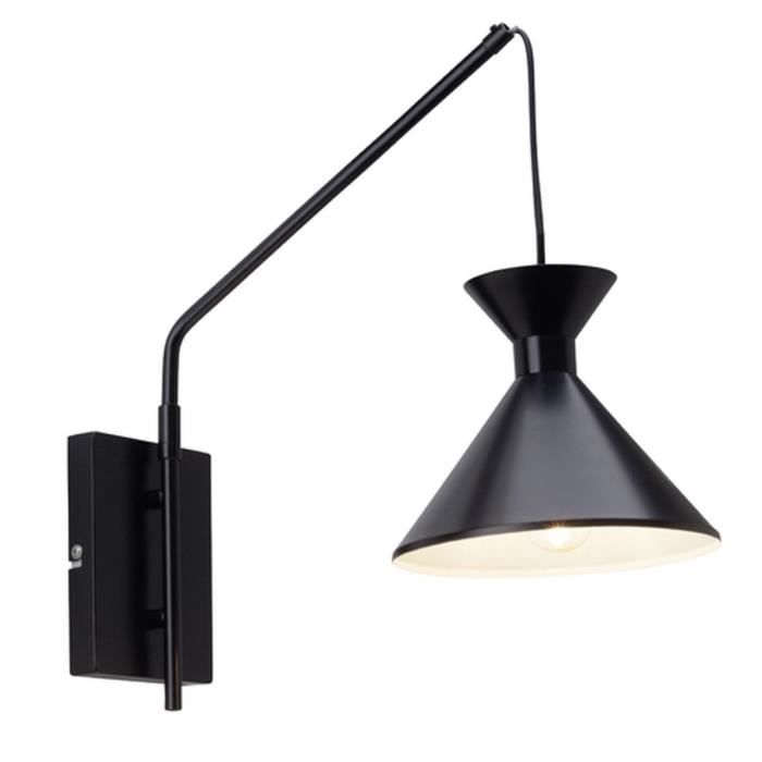 Mika Applique Murale Métal H38cm Noir Brilliant Achat Vente Mika
