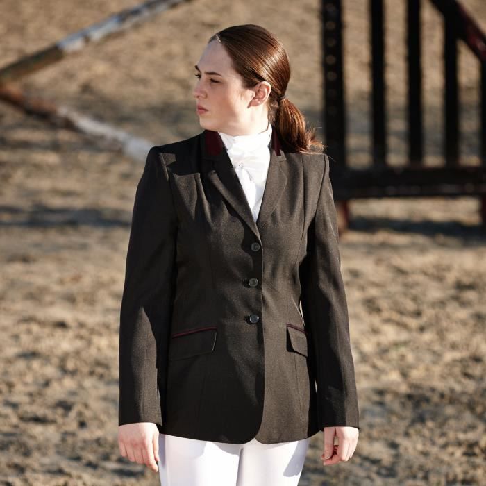 Dublin Penwood Ladies Horse Riding Show Jumping Competiton Shirt With Tie Keeper