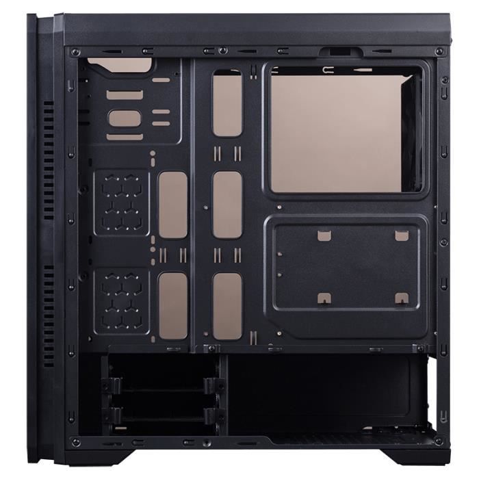 Hiditec V10 RGB, Tour, PC, Synthétique ABS,1