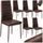 6 Chaises de salle à manger ou de cuisine design,
