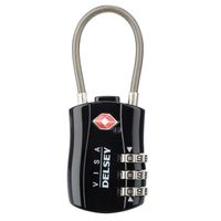 CADENAS DE BAGAGE VISA DELSEY Cadenas à Combinaison à Câble + TSA po CADENAS DE BAGAGE VISA DELSEY Cadenas à Combinaison à Câble + TSA po