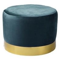 POUF - POIRE THE HOME DECO FACTORY Pouf Velours base métal Ø50x POUF - POIRE THE HOME DECO FACTORY Pouf Velours base métal Ø50x