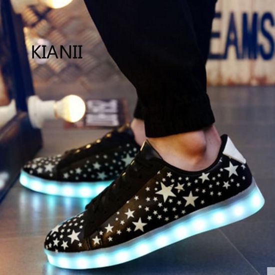 Kianii Lumineux Usb Chaussure Lumineuses Clignotants Lumière Led xqY8wT