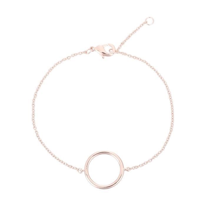 MONPLAISIR Bracelet Plaqué OR Cercle