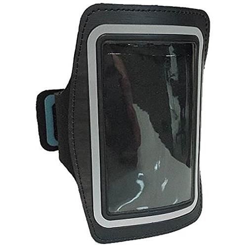WE Pack brassard et écouteurs pour Galaxy S4 - Micro intégré et contrôle du volume - Noir