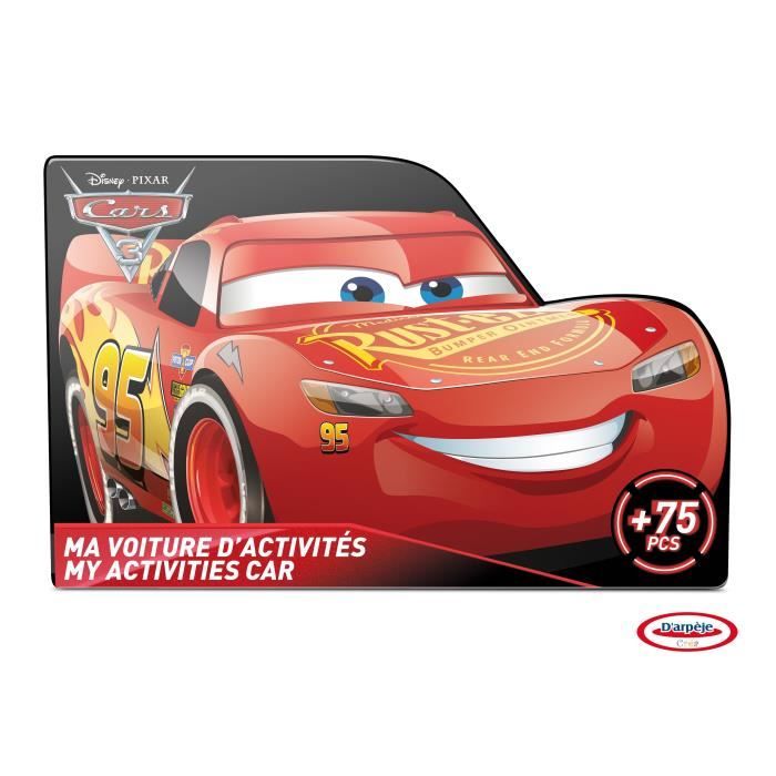 CARS - Ma voiture d'activités - Coloriage - Tampons - Autocollants
