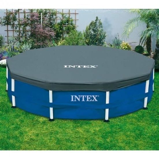 Pack Piscine Tubulaire Ronde Intex Prism Frame 305 X 076 M Bâche
