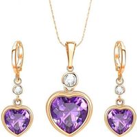 PARURE Parure Bijoux Swarovski elements Lilas Violet PARURE Parure Bijoux Swarovski elements Lilas Violet