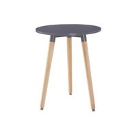 TABLE À MANGER SEULE Table ronde ø60xH72cm Gris TABLE À MANGER SEULE Table ronde ø60xH72cm Gris