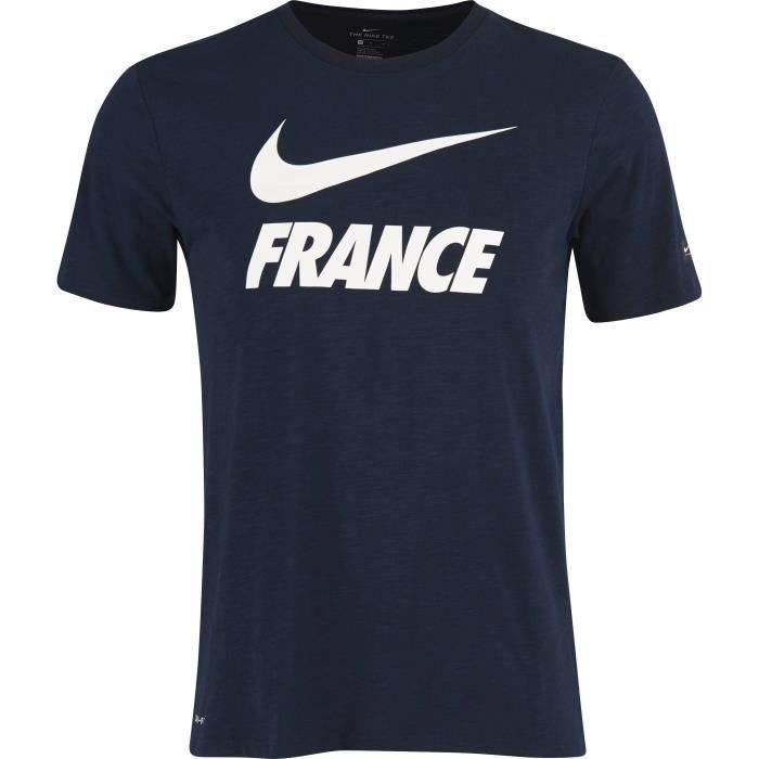 NIKE T-shirt de Football France FFF - Homme - Blanc