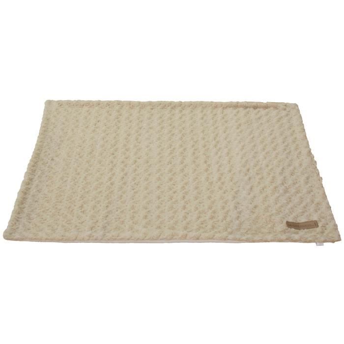 M-PETS Couverture Shetland M - 100x75cm - Beige - Pour chien