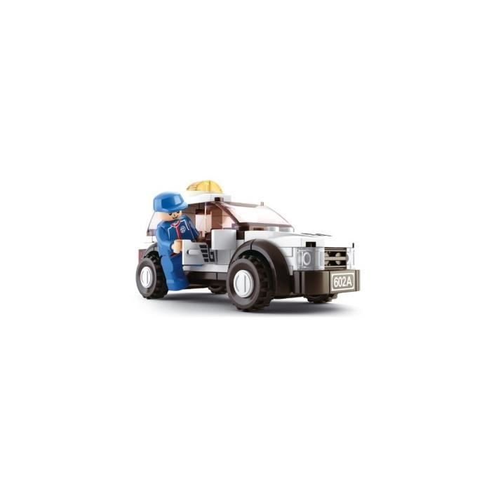 Briques Compatibles Lego - Construction - Formula 1 - - La voiture de sauvetage circuit F1 - Sluban