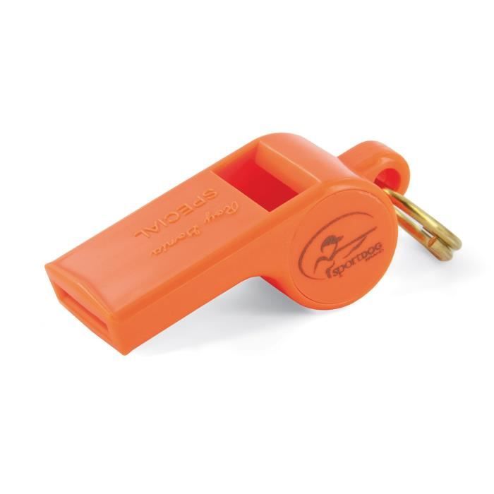 SPORTDOG Sifflet Roy Gonia Commander sans bille - Orange - Spécial chiot