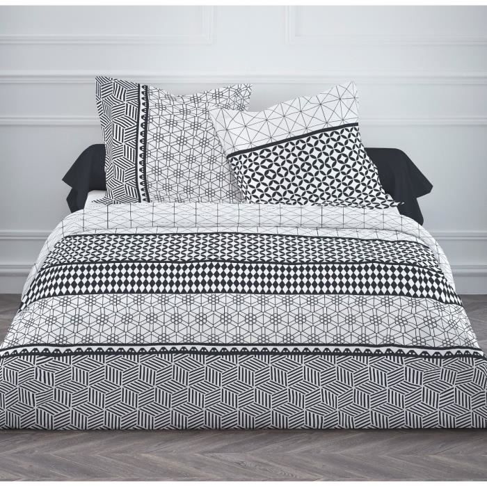 TODAY Parure de couette 100% coton - 1 housse de couette ...