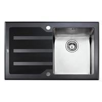 EVIER DE CUISINE ESSEBAGNO Evier cuisine à encastrer 1 bac + 1 égou EVIER DE CUISINE ESSEBAGNO Evier cuisine à encastrer 1 bac + 1 égou