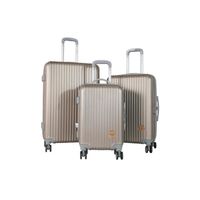 SET DE VALISES TRAVEL WORLD Lot de 3 Valises Trolley Rigides ABS SET DE VALISES TRAVEL WORLD Lot de 3 Valises Trolley Rigides ABS