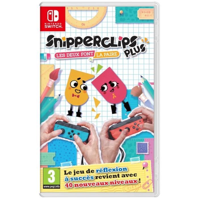 Snipperclips Plus : Les deux font la paire ! Jeu Nintendo Switch