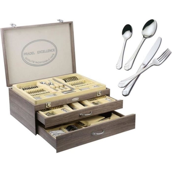 PRADEL EXCELLENCE Ménagère 113 pièces \