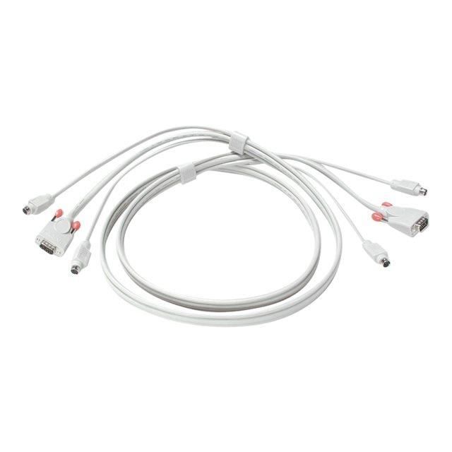 LINDY Câble moniteur, souris, clavier - 1m