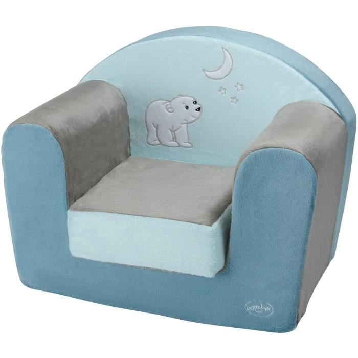 DOMIVA Fauteuil avec enveloppe déhoussable flocon Ourson