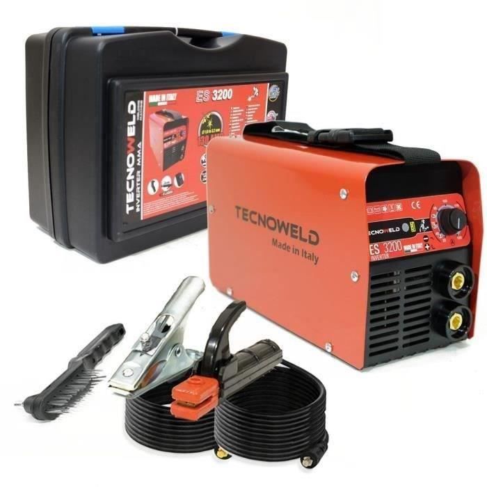 TECNOWELD Poste à souder Inverter 130 A avec mallette et accessoires