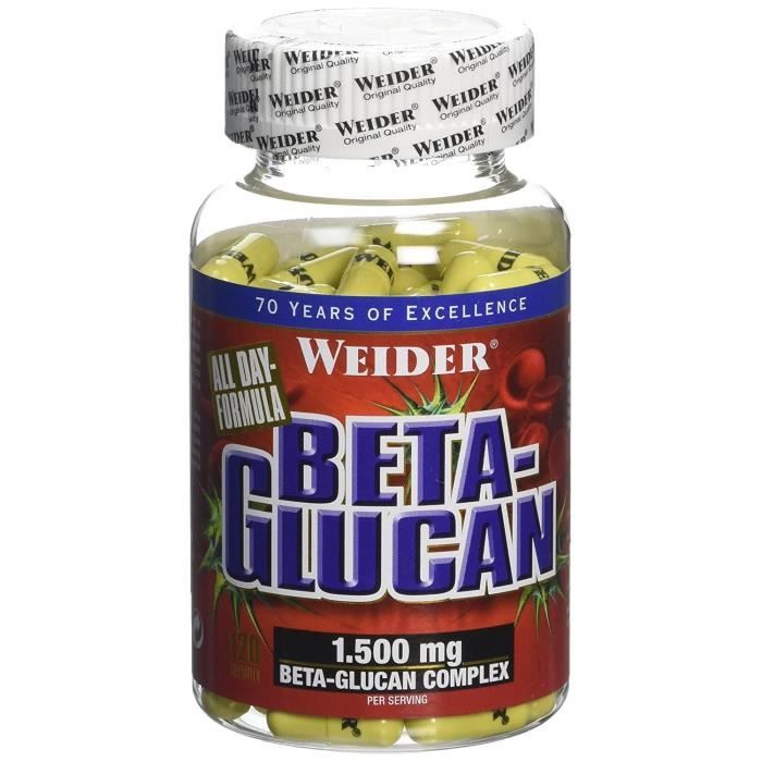 WEIDER Sachet de Beta Glucan 120 Gélules