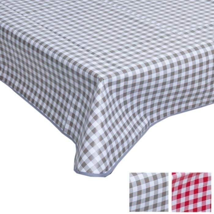 Nappe jetable vichy