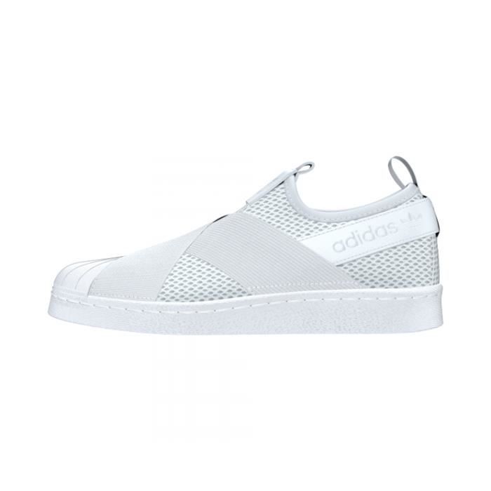 Basket ADIDAS SUPERSTAR SlipOn W - Age - ADULTE, Couleur - BLANC ... Basket ADIDAS SUPERSTAR SlipOn W - Age - ADULTE, Couleur - BLANC, Genre - HOMME