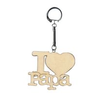 KIT SCRAPBOOKING Porte-clés - I love Papa - Objet Bois - Artémio KIT SCRAPBOOKING Porte-clés - I love Papa - Objet Bois - Artémio