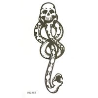 TATOO - BIJOU DE CORPS Tatouages éphémères Harry Potter Mangemort Tatoo H TATOO - BIJOU DE CORPS Tatouages éphémères Harry Potter Mangemort Tatoo H