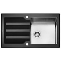 EVIER DE CUISINE ESSEBAGNO Évier cuisine à encastrer 1 cuve + 1 ég EVIER DE CUISINE ESSEBAGNO Évier cuisine à encastrer 1 cuve + 1 ég