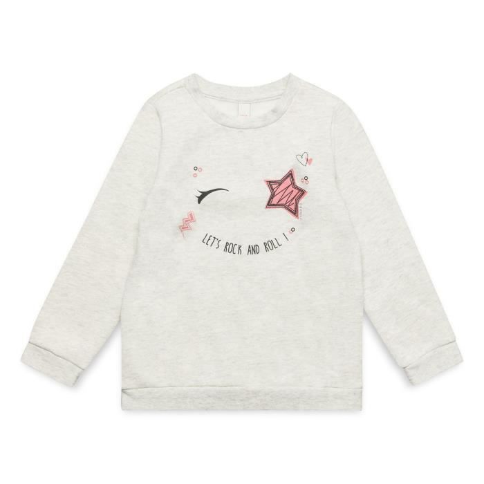 ESPRIT Sweatshirt Gris Chiné Enfant Fille