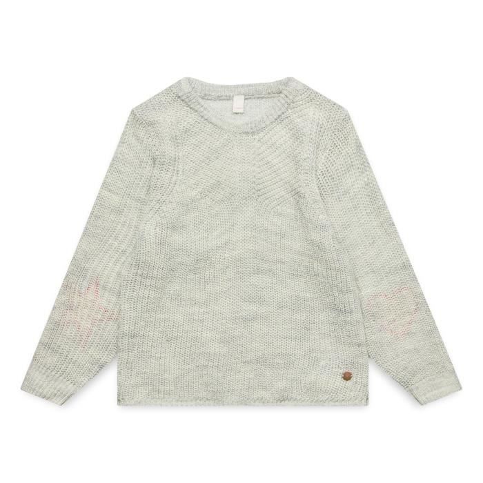 ESPRIT Pull Crème Chiné Enfant Fille