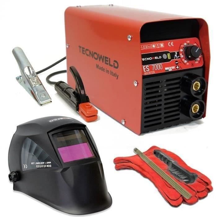 TECNOWELD Poste à souder Inverter 200 A avec mallette et accessoires