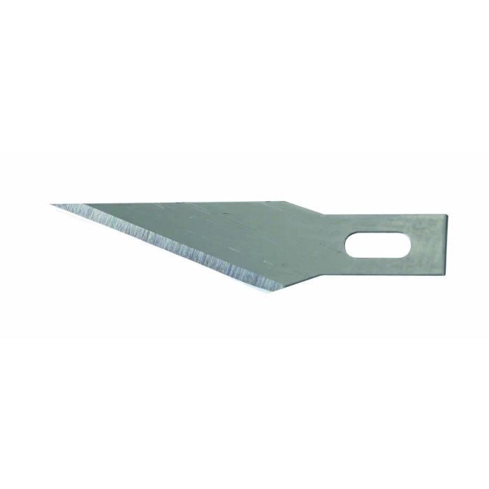 STANLEY 3 lames de scalpel Hobby à angle aigu