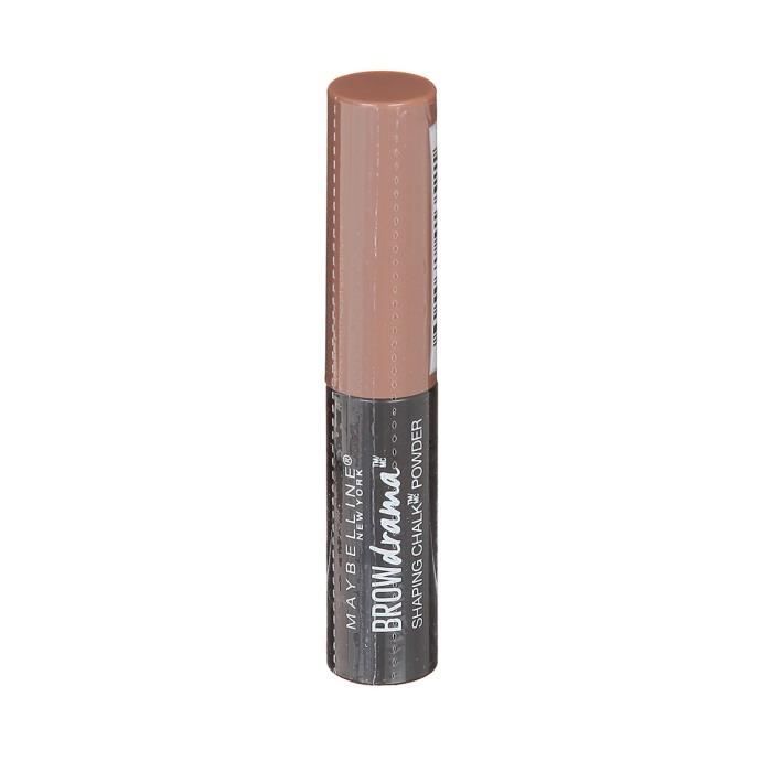 GEMEY MAYBELLINE Brow Drama Shaping Chalk Poudre Sourcils 100 Brun doux