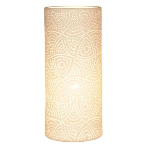 SEMA Lampe Porcelaine Cylindrique Mandala - Petit mod?le
