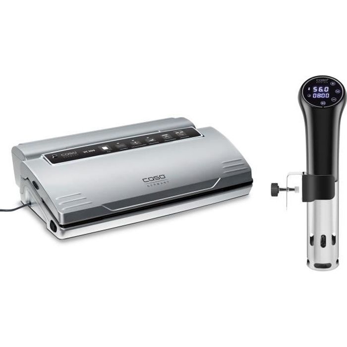 Pack CASO Cuiseur basse température SV200 + Machine mise sous vide VC300